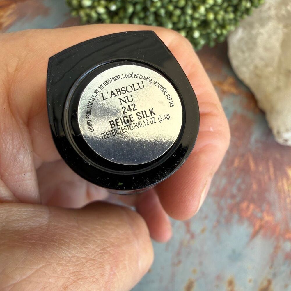 DISCONTINUED Lancôme L'Absolu Nu Lipstick – 242 Beige Silk (Rare)Opened/Unused - Picture 3 of 6